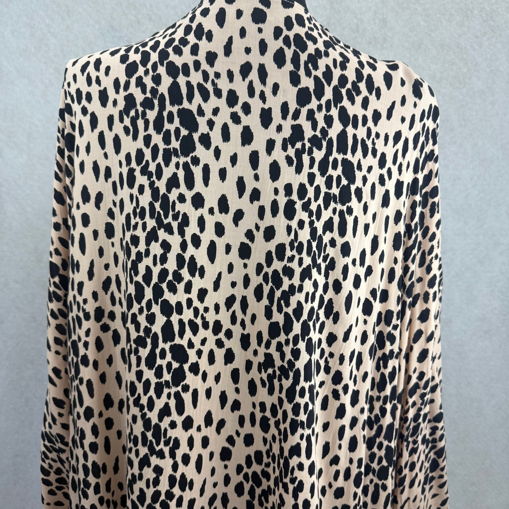 Forever 21 Leopard Cheetah Print Open Front Kimon… - image 5